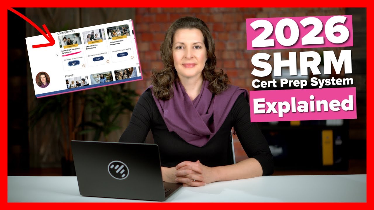 2026 SHRM Certification Prep System Tour to Prepare for the SHRM-CP & SHRM-SCP Exam