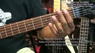 Getting Started On 5 String Bass #4 - Where Are The Notes On 5 String Electric Bass FIRST