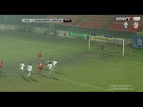 Böőr Zoltán gólja a Dunaújváros - Videoton FC mérkőzésen
