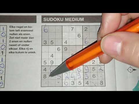 Binge-watching today, 3 pieces of Sudokus. (#445) Medium Sudoku puzzle. 02-19-2020 part 2 of 3