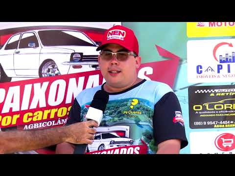 Encontro de carros antigos em Agricolândia Piauí