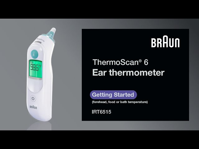 ميزان لقياس درجة الحرارة من داخل الاذن من براون - Braun ThermoScan 6 (IRT6515)