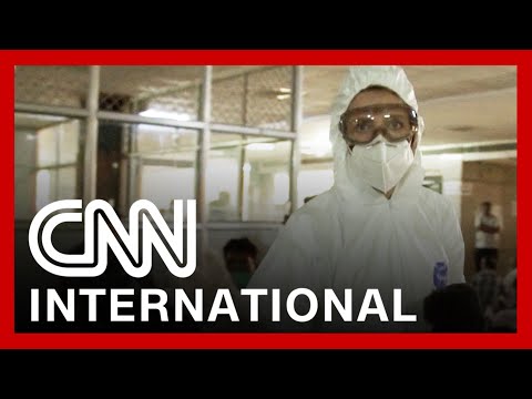 See inside hospital in India ravaged by Covid-19