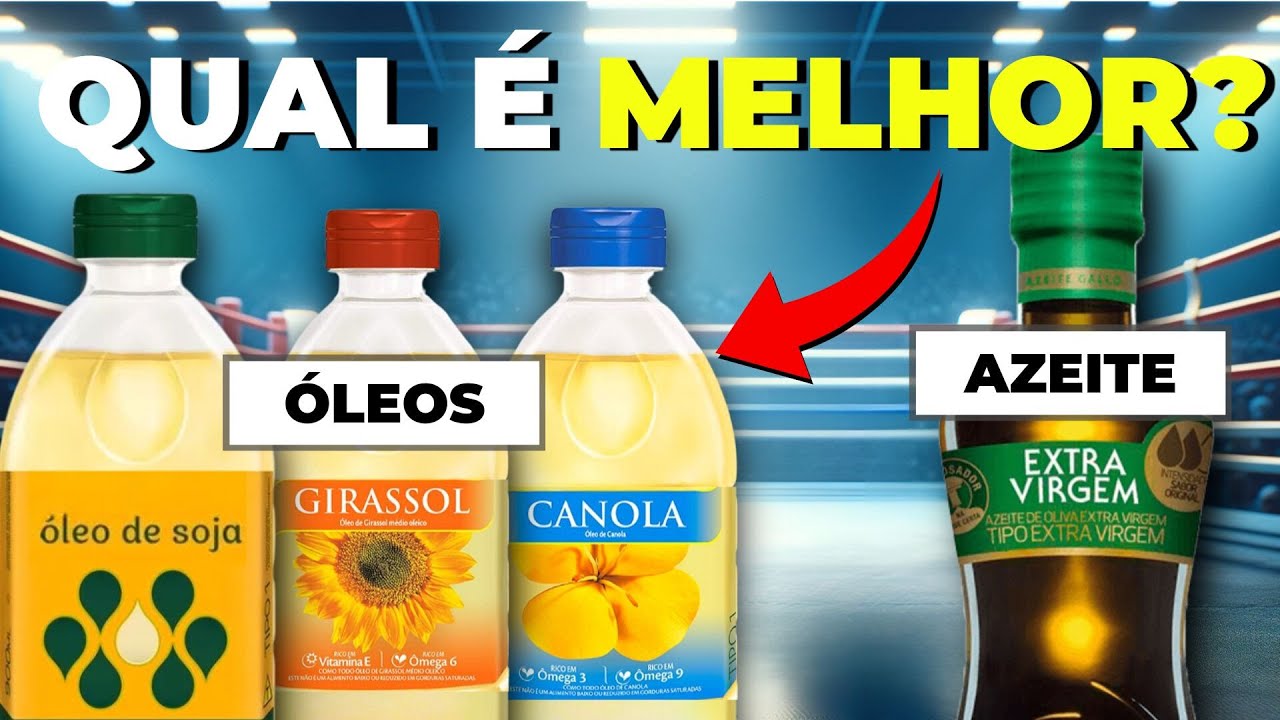 AZEITE ou ÓLEO: Qual é Mais SAUDÁVEL?