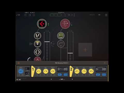 FAC Envolver MIDI CC ➡️ Moog Filtatron Cutoff 🔀 Kosmonaut VCA