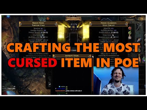 [PoE] Crafting Death Star - 6-fractured cursed helmet - Stream Highlights #659
