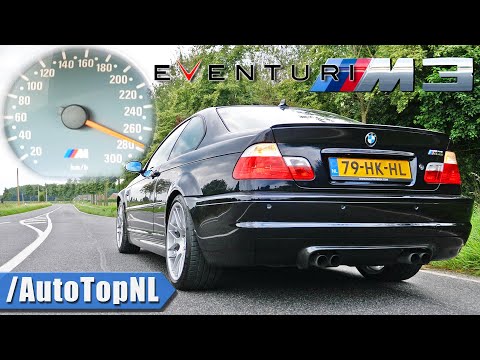 BMW M3 E46 | @Eventuri INTAKE SOUND & 0-270 ACCELERATION by AutoTopNL