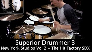 Video thumbnail for Superior Drummer 3 w/ E-Drums| New York Studios - Vol 2 | The Hit Factory SDX | Luke Oswald by DrumAngleOfficial