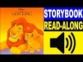 The Lion King Read Along Story Book Read Aloud Story Books The Lion King Storybook 2