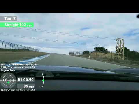 Thumbnail for 700HP C6 Z06 Laguna Seca Wet Lap - 1:49