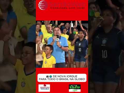 A TV Globo entrou ao vivo diretamente de Nova Iorque... no Maranhão! 🇧🇷✨