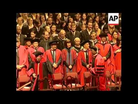 Former President attends his grandson's graduation