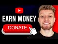 How To Add A Donation Button To Your YouTube Channel Accept Donations