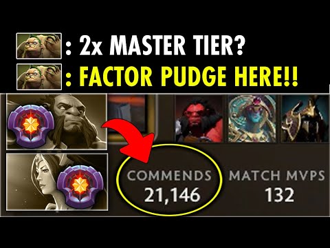 FACTOR PUDGE vs 21000 COMMENDS AXE!! - Destroyed 2x Master Tier No Mercy | Genius Pudge