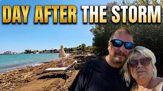 RHODES After the Storm… We Went To See The Damage! ☔️ 
