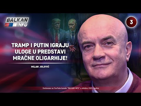 INTERVJU: Milan Jolović – Tramp i Putin igraju uloge u predstavi mračne oligarhije! (27.10.2025)