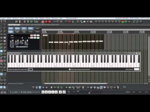 TUTO REAPER 4 - Composer en MIDI avec un seul doigt .avi