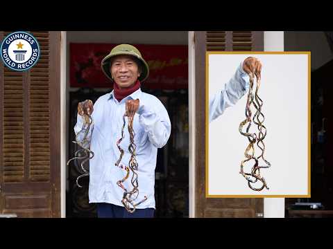 The Man with the World's LONGEST Fingernails | Guinness World Records