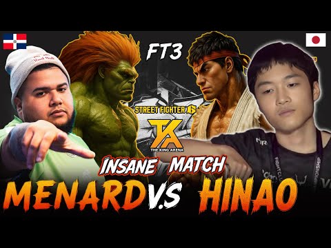 🔥 SF6 ▰ MENARD (Blanka) vs HINAO (Ryu) ▰ Street Fighter 6 🔥