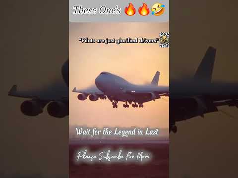 Others Pilots VS This Guy #funny #respect #legend #pilot #funnymoment #ytshorts #airplane #sigma
