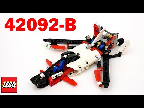 ЛЕГО Техник 42092 Б-модель Concept Plane – Обзор на русском