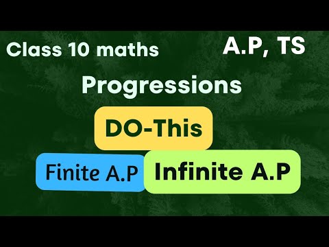 #progressions #arithmeticprogression  #finite#infinite#10thmaths #tsboard #apboard#spmathsolutions