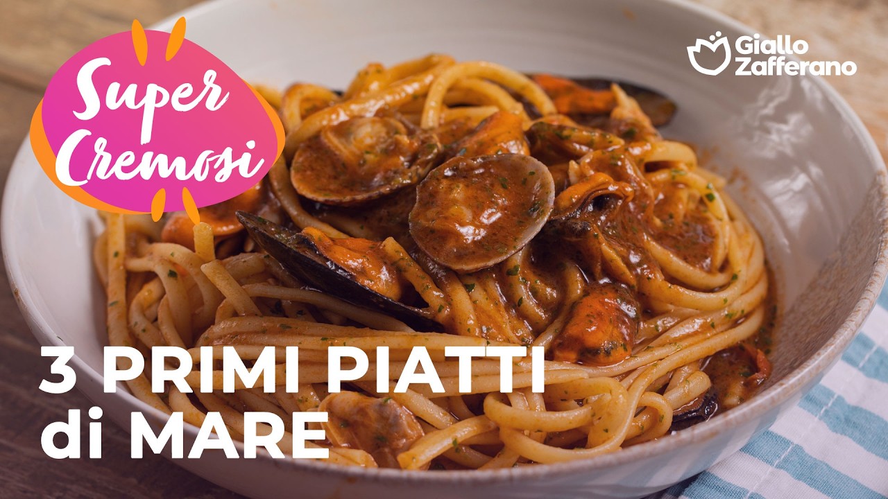 3 PRIMI PIATTI di MARE CREMOSI - l'eleganza nel piatto🍝🌊