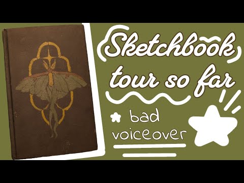 Update on my current Sketchbook partial tour! Voiceover with a PNG tuber made by @StarSea05 