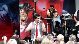 Eric Saade Sleepless - Complete song in HD - LIVE in  Ronneby Brunnsparken / Brunnskvittret- 2010 -