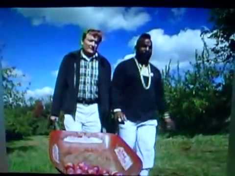 Conan O'Brien And Mr. T Go Apple Picking