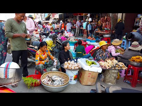 A Walk Around Market Food In The City - Natural Living In Phnom Penh City