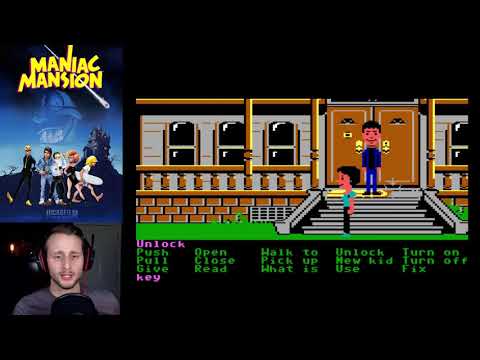 First Play - Maniac Mansion (Commodore 64)