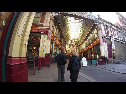 Quick Walk Through Leadenhall Market - Diagon Alley