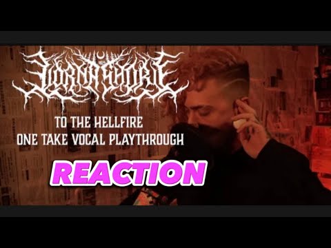 LORNA SHORE -TO THE HELLFIRE ONE TAKE VOCAL REACTION