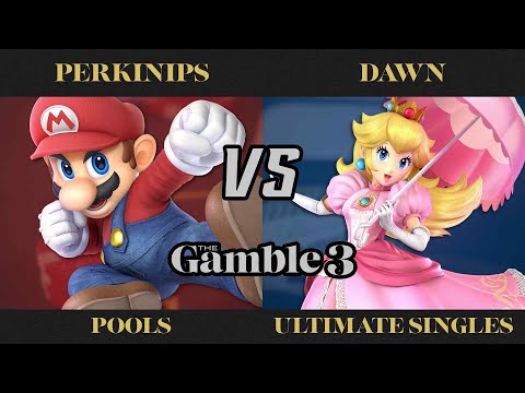 The Gamble 3 Pools - Perkinips (Mario) vs. Dawn (Peach) - SSBU