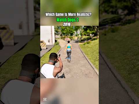 Watch Dogs 1 VS Watch Dogs 2 #shorts #trending #gaming #watchdogs2 #gta #gta6 #gta5 #gtarp #farcry