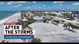 New video of #HurricaneMilton damage in #Florida. Here&#39;s today&#39;s broadcast of the National Weathe...