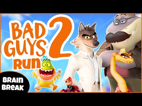 🪙 The Bad Guys 2 Run 🚀 Brain Break | Fitness Run | GoNoodle Inspired