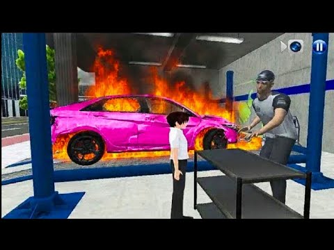 🔥 Burning Car Repair Mission | Extreme Accident Gameplay | GaMiNg WiTh CaR