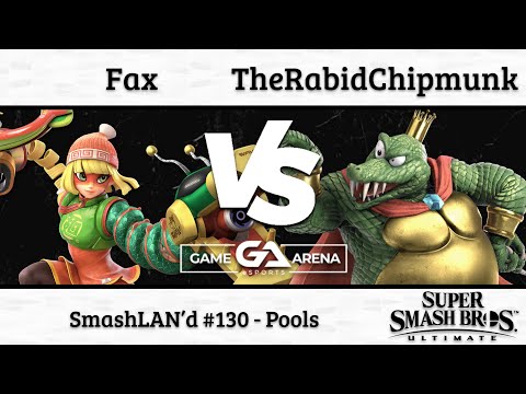 SmashLAN'd 130: TheRabidChipmunk (K. Rool) vs. Fax (Min Min) - Pools