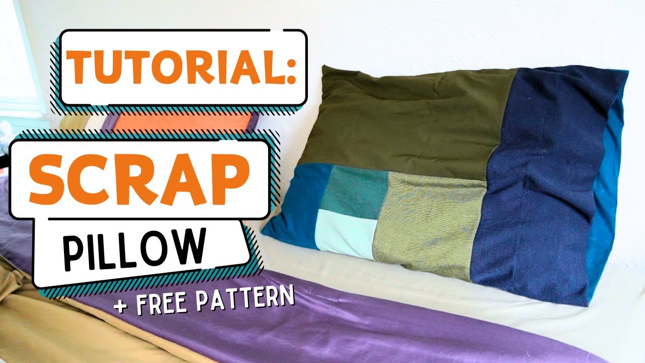 Tutorial: Easy Pillowcase with Fabric Scraps