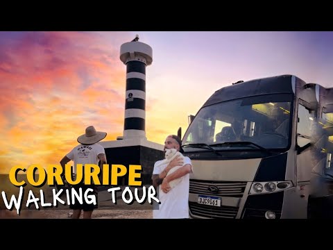 Primeiras impressões de Coruripe, Alagoas 2024 | Nosso Walking tour - passeio virtual 【4K 60fps】