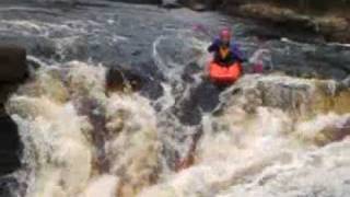 preview picture of video 'white water kayak sweden, krokån'