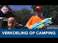 Verkoeling op de camping: watergevecht, zwemmen of buikschuiven - OMROEP WEST
