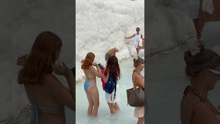 ☀️The Wonder Of Nature Pamukkale Turkey -Wonderful Day? #pamukkale #pool #cleopatra
