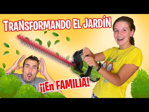 + de 24 HORAS ¡¡TRANSFORMANDO el JARDÍN de NUESTRA CASA!! en Familia