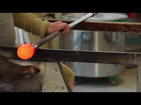 Short glass blowing clip