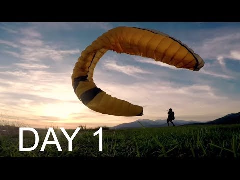 Learning how to Paraglide Vlog and First Flight!
