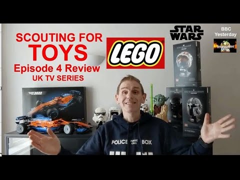 SCOUTING FOR TOYS EPISODE 4 REVIEW UK TV SHOW YESTERDAY TV BBC TV , LEGO BIONIC ,STARWARS,