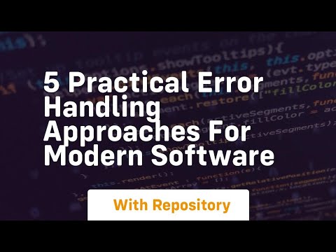 5 practical error handling approaches for modern software